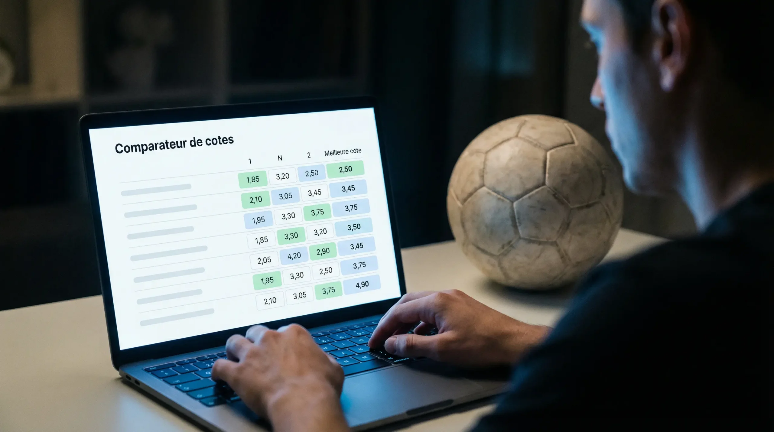 Comparateur de cotes football : outils et méthode pour maximiser les gains