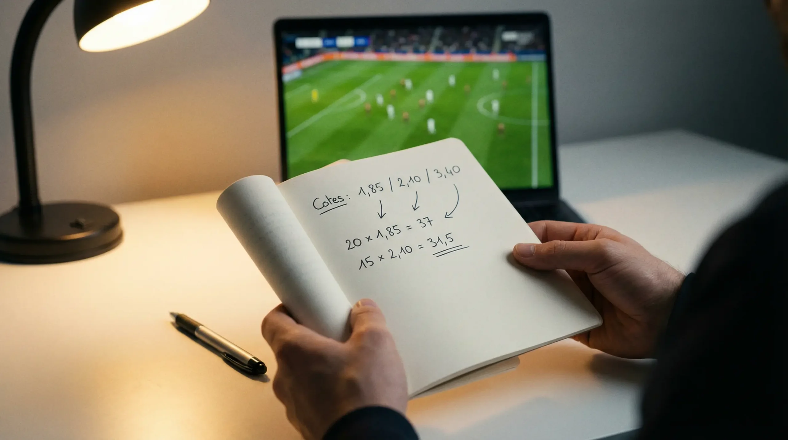 Cotes décimales football : formule de calcul et probabilité implicite
